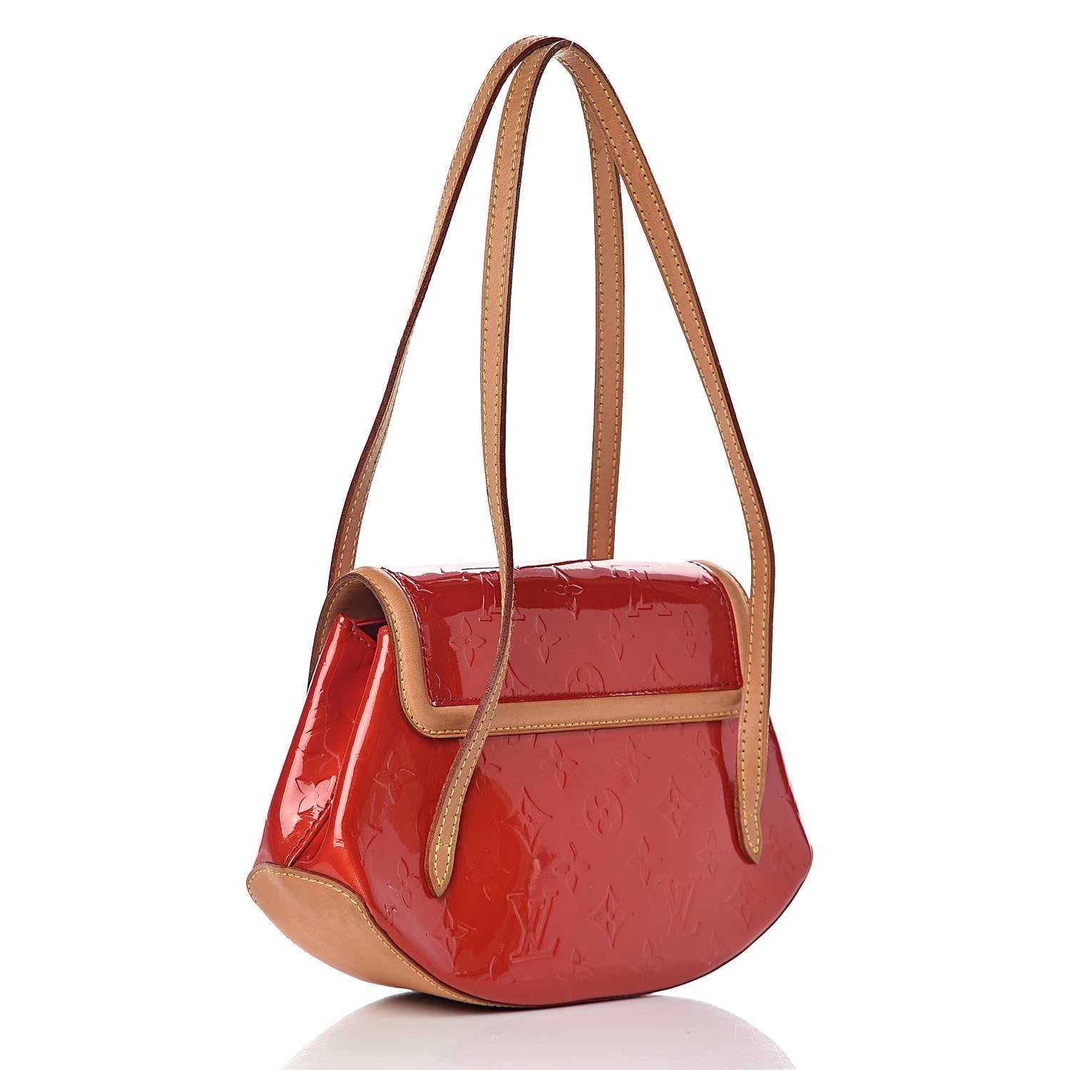 Louis Vuitton Vernis Biscayne Bay PM Rouge 3 of 12