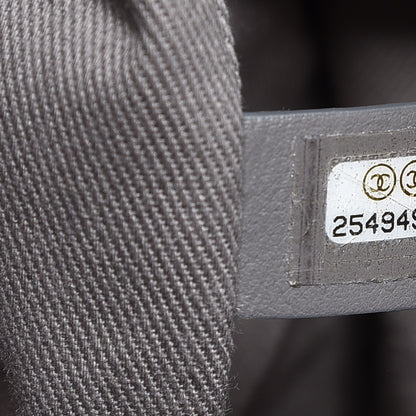 Chanel Canvas Small Double Face Tote Gray 7 of 8