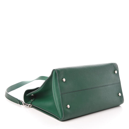 Christian Dior Bullcalf Large Diorever Flap Green 4 of 13