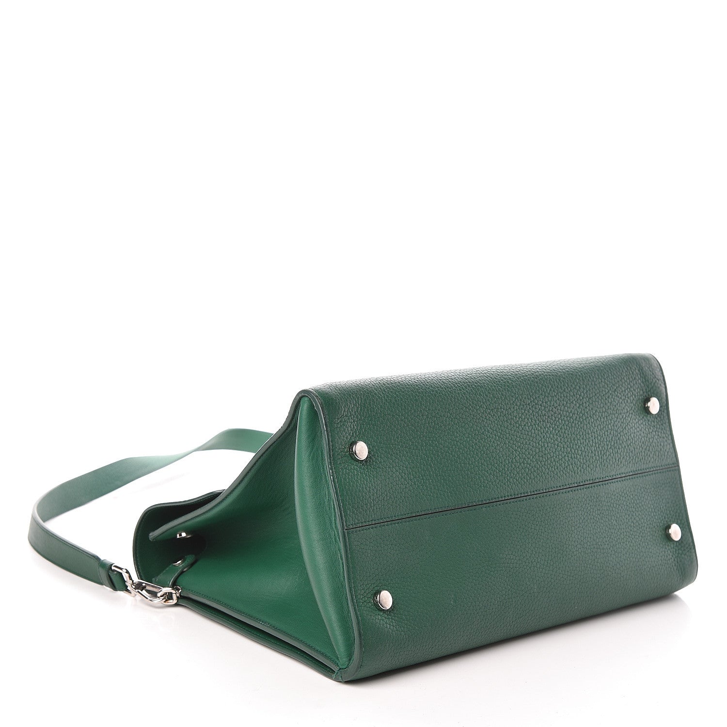 Christian Dior Bullcalf Large Diorever Flap Green 4 of 13