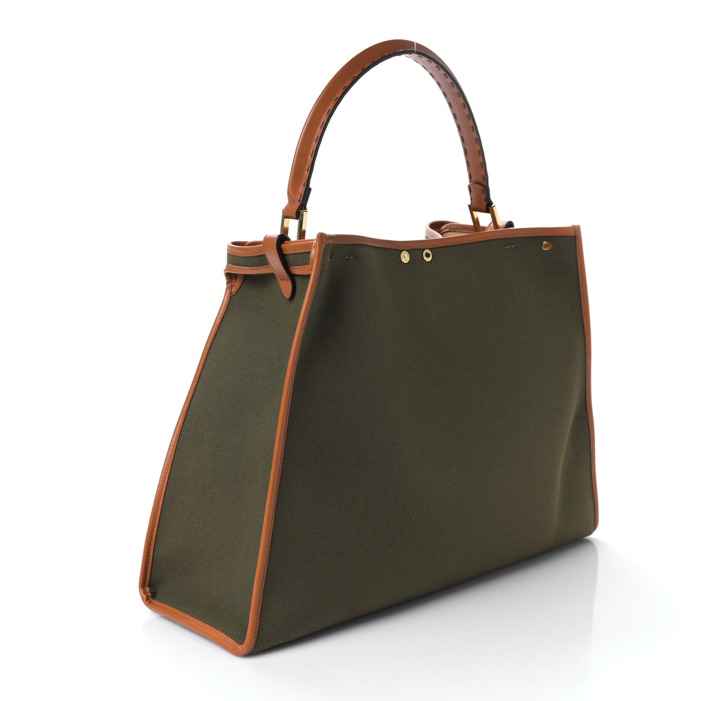 Canvas Calfskin Large Peekaboo X-Lite Amazzonia Cuoio