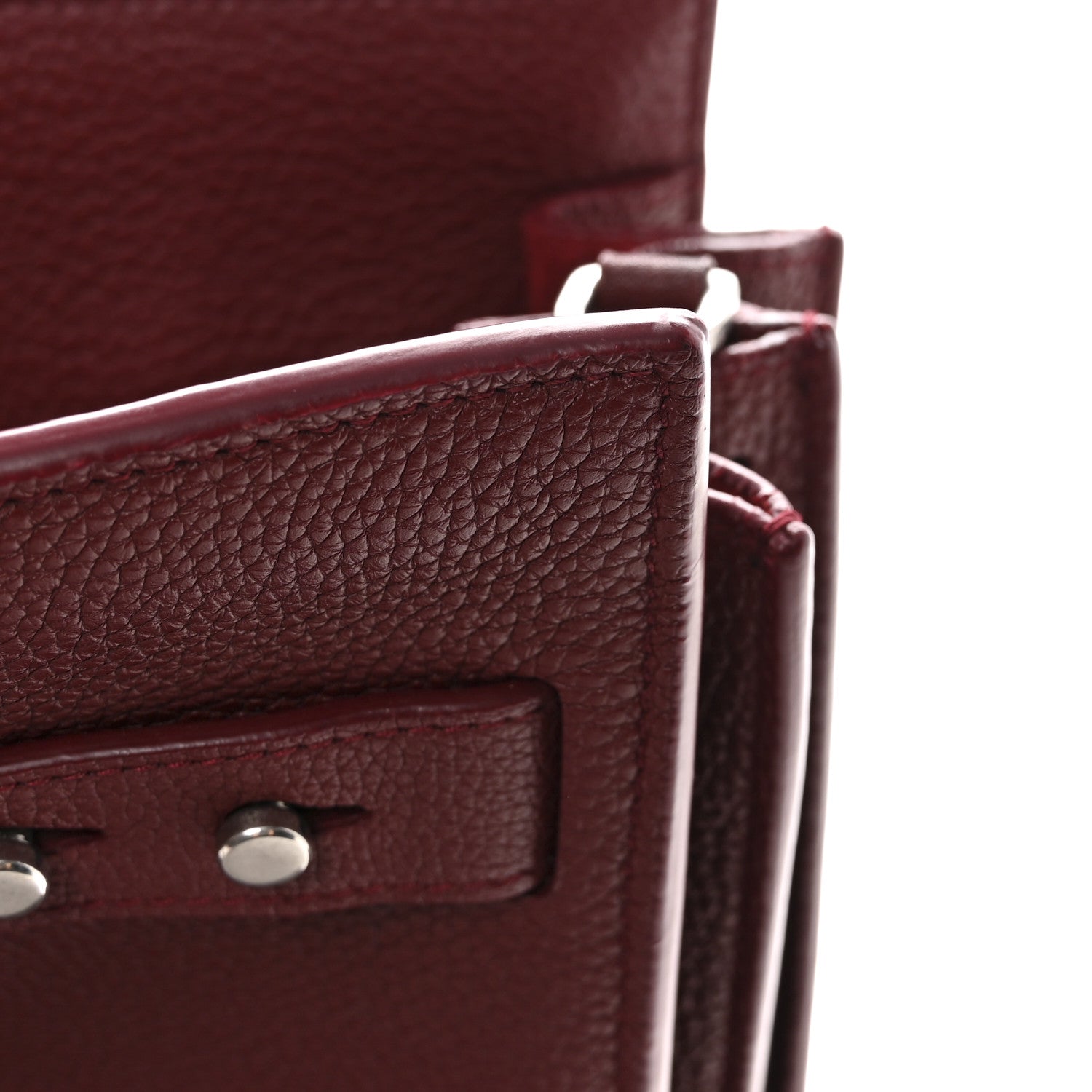 Saint Laurent Grained Calfskin Small Supple Sac De Jour Dark Pallisandre 13 of 16