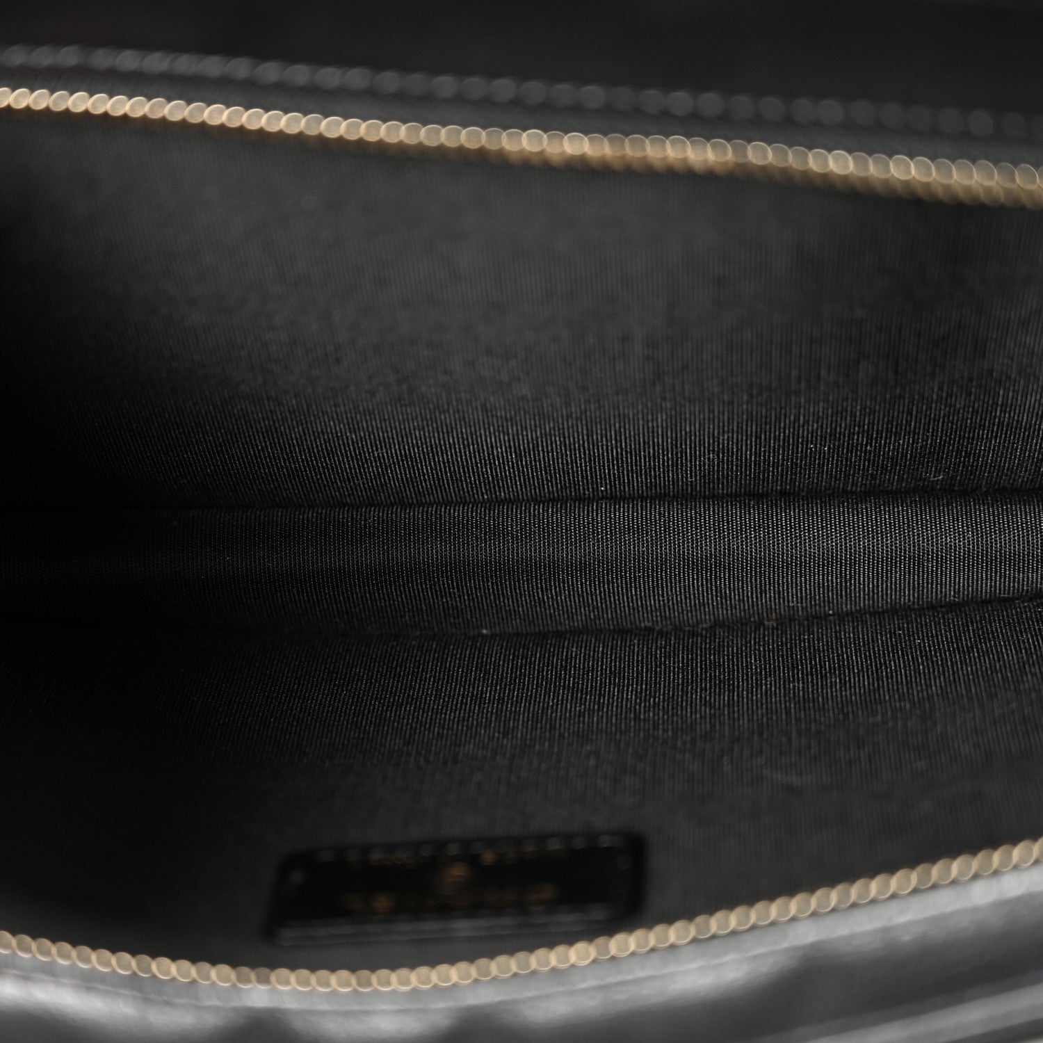 Chanel Lambskin Quilted Front Pocket Clutch With Chain Black 5 of 12