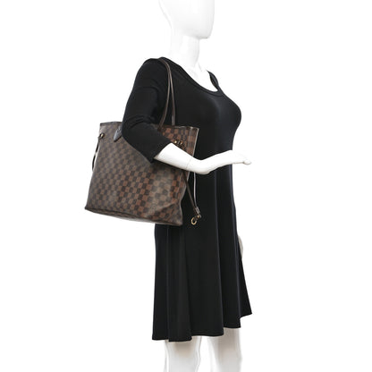 Louis Vuitton Damier Ebene Neverfull MM 2 of 10