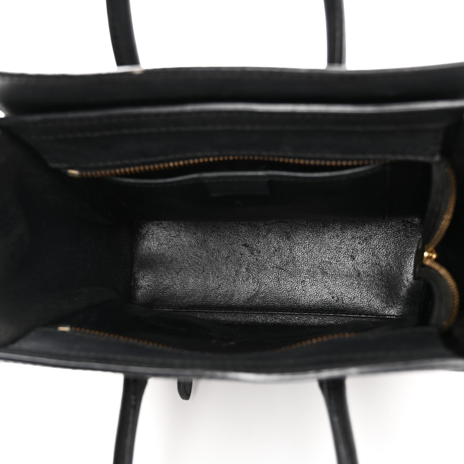 Celine Smooth Calfskin Nano Luggage Black 5 of 12