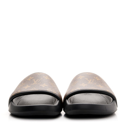 Louis Vuitton Rubber Monogram Mens Waterfront Mules 8 Macassar 4 of 9