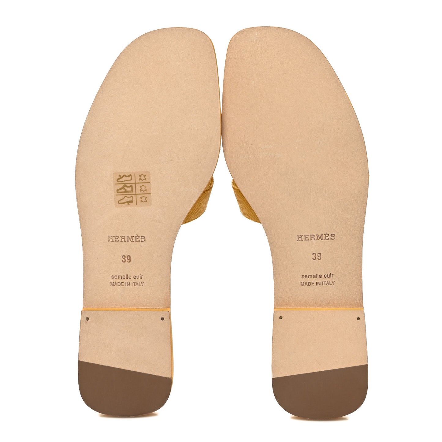 Epsom Oran Sandals 39 Jaune Sable