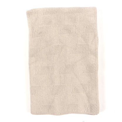 Hermes Wool Sherwood Bed Cover Blanket Ecru 1 of 4