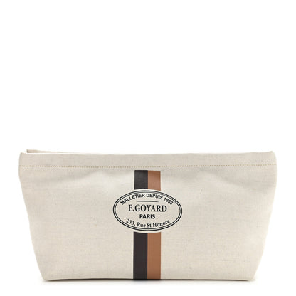 Goyard Canvas Necessaire Organizer Pouch Off White 1 of 10