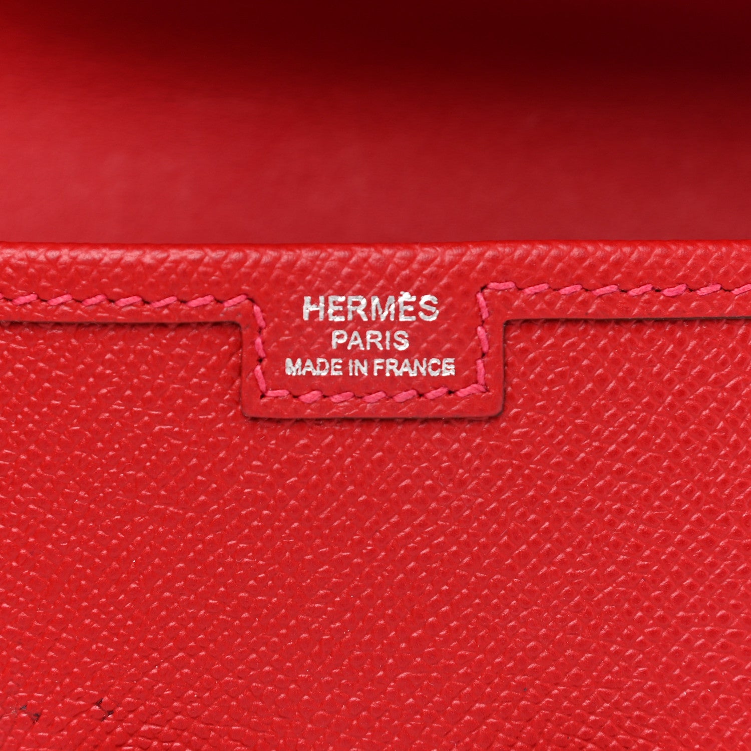 Hermes Epsom Jige Elan 29 Clutch Rouge Casaque 7 of 14