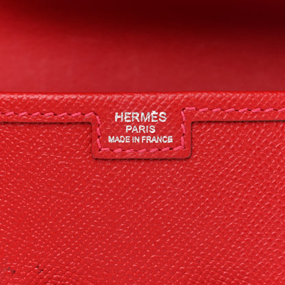 Hermes Epsom Jige Elan 29 Clutch Rouge Casaque 7 of 14