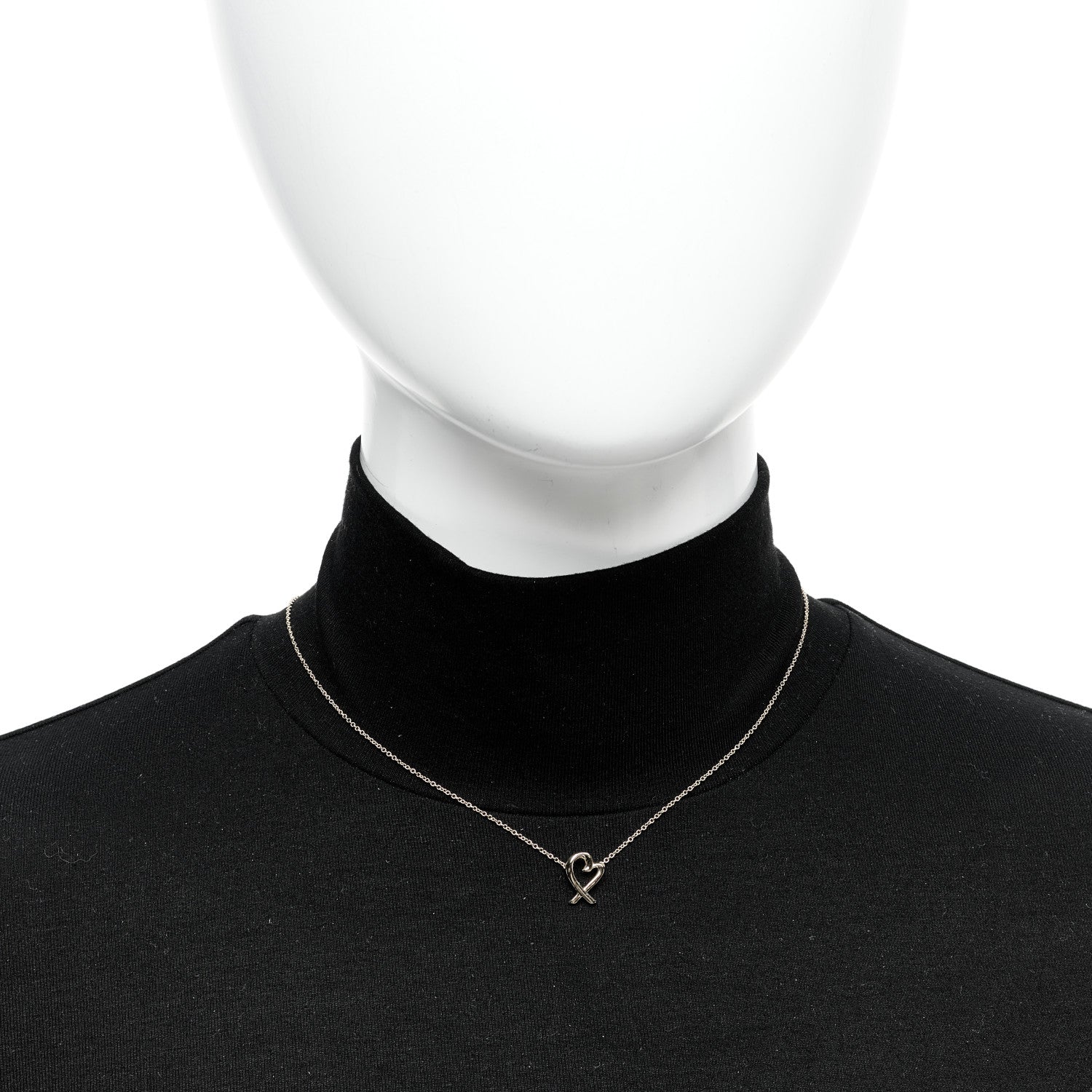 Tiffany 18K Yellow Gold Mini Paloma Picasso Loving Heart Pendant Necklace 2 of 6