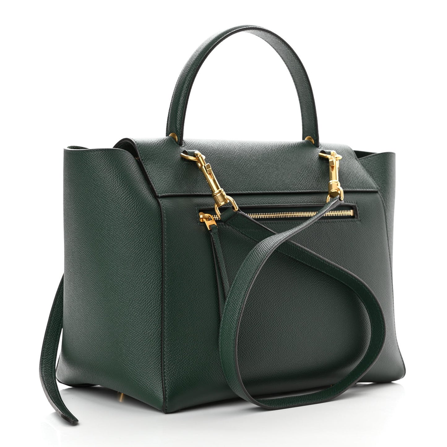 Grained Calfskin Mini Belt Bag Amazone