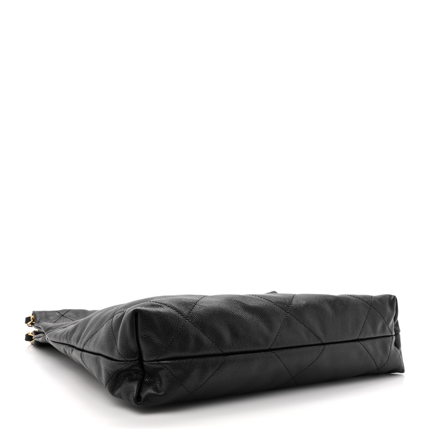 Shiny Caviar Quilted Small Chanel 22 So Black