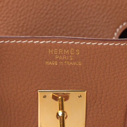 Hermes Togo Birkin 35 Gold 5 of 11