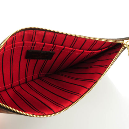 Louis Vuitton Damier Ebene Neverfull MM GM Pochette 5 of 7