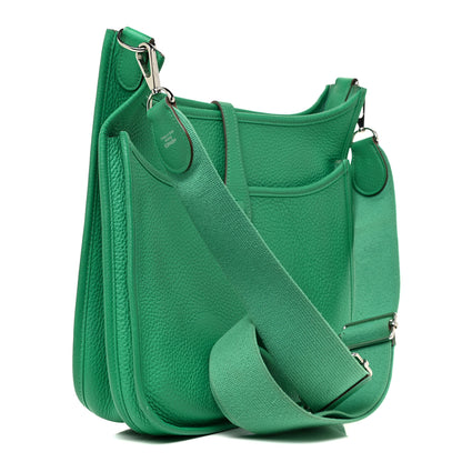 Hermes Taurillon Clemence Evelyne III PM Menthe 3 of 11