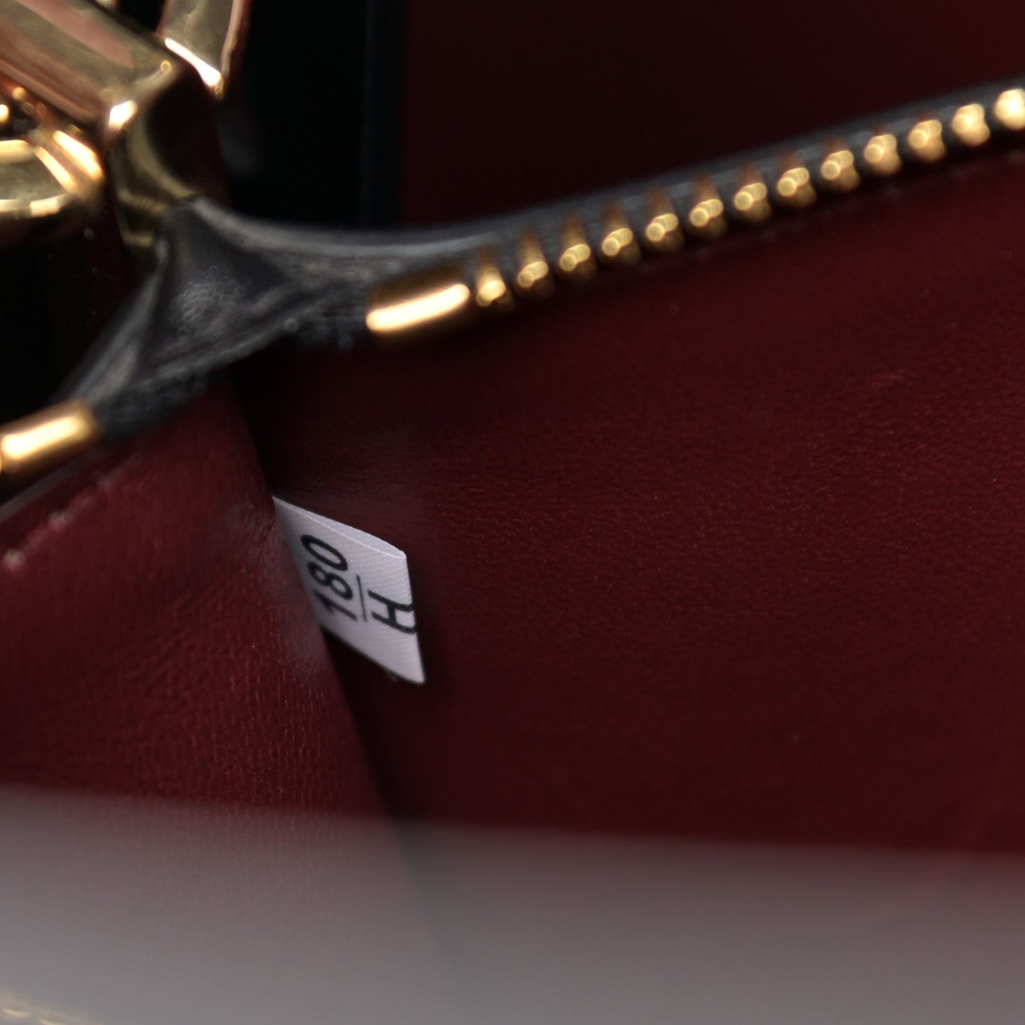 Saffiano Cuir Matinee Tote Black Cherry