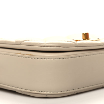 Chanel Calfskin Quilted Mini Nailed CC Flap Bag Beige 9 of 11