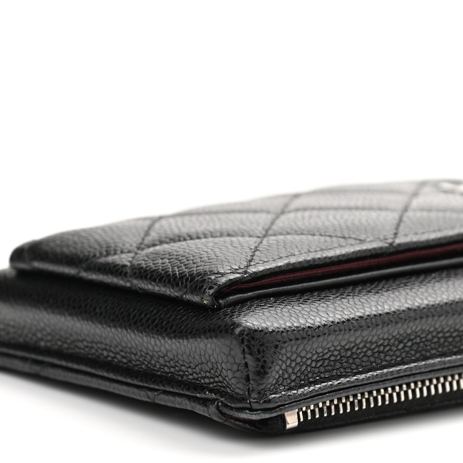 Chanel Caviar Quilted CC Phone Holder Black 11 of 13