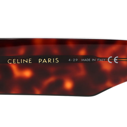 Celine Acetate Flat Top Rectangular Sunglasses CL400921 Dark Havana 6 of 7
