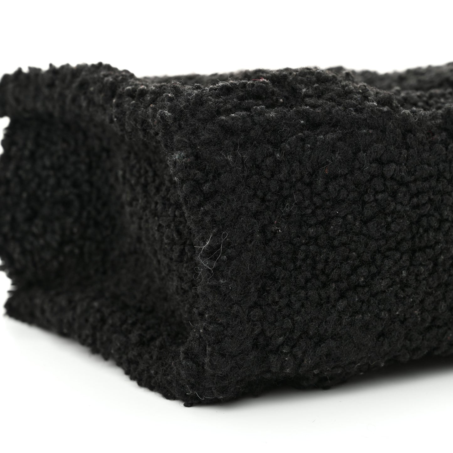 Polyester Cotton Mini The Teddy Traveler Tote Bag Black