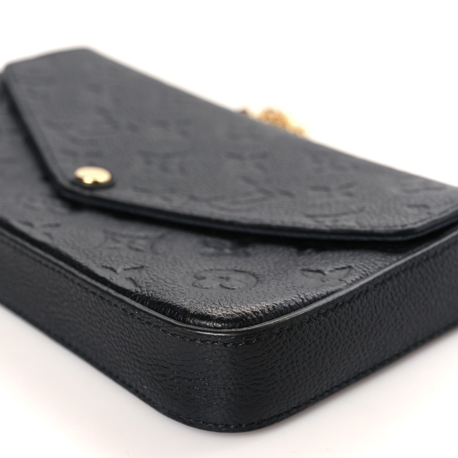 Louis Vuitton Empreinte Pochette Felicie Chain Wallet Black 8 of 8