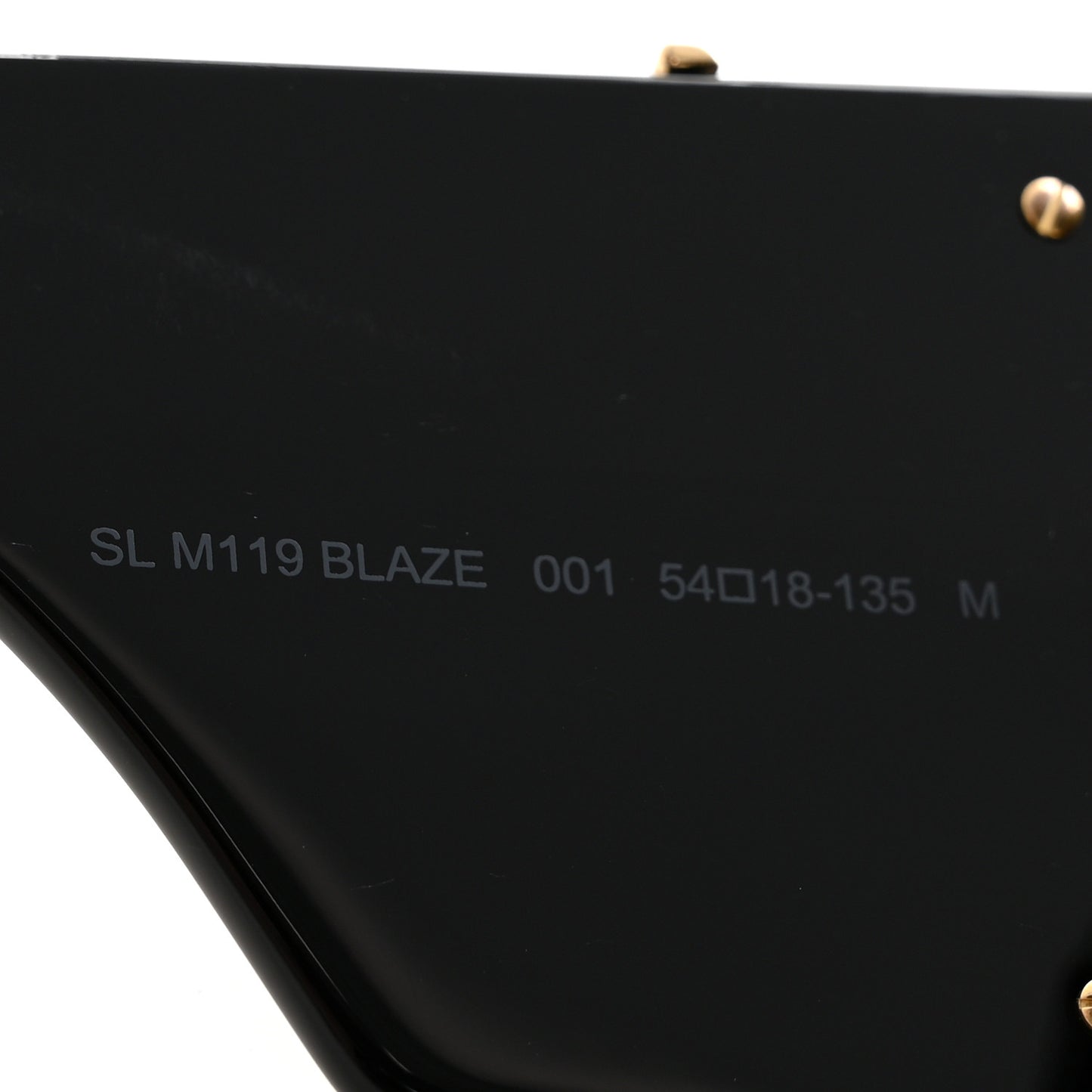 Acetate Blaze Sunglasses SL M119 Black