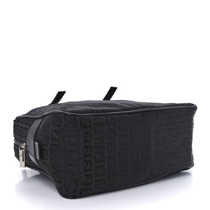 Fendi Zucchino Satchel Dark Brown 3 of 12