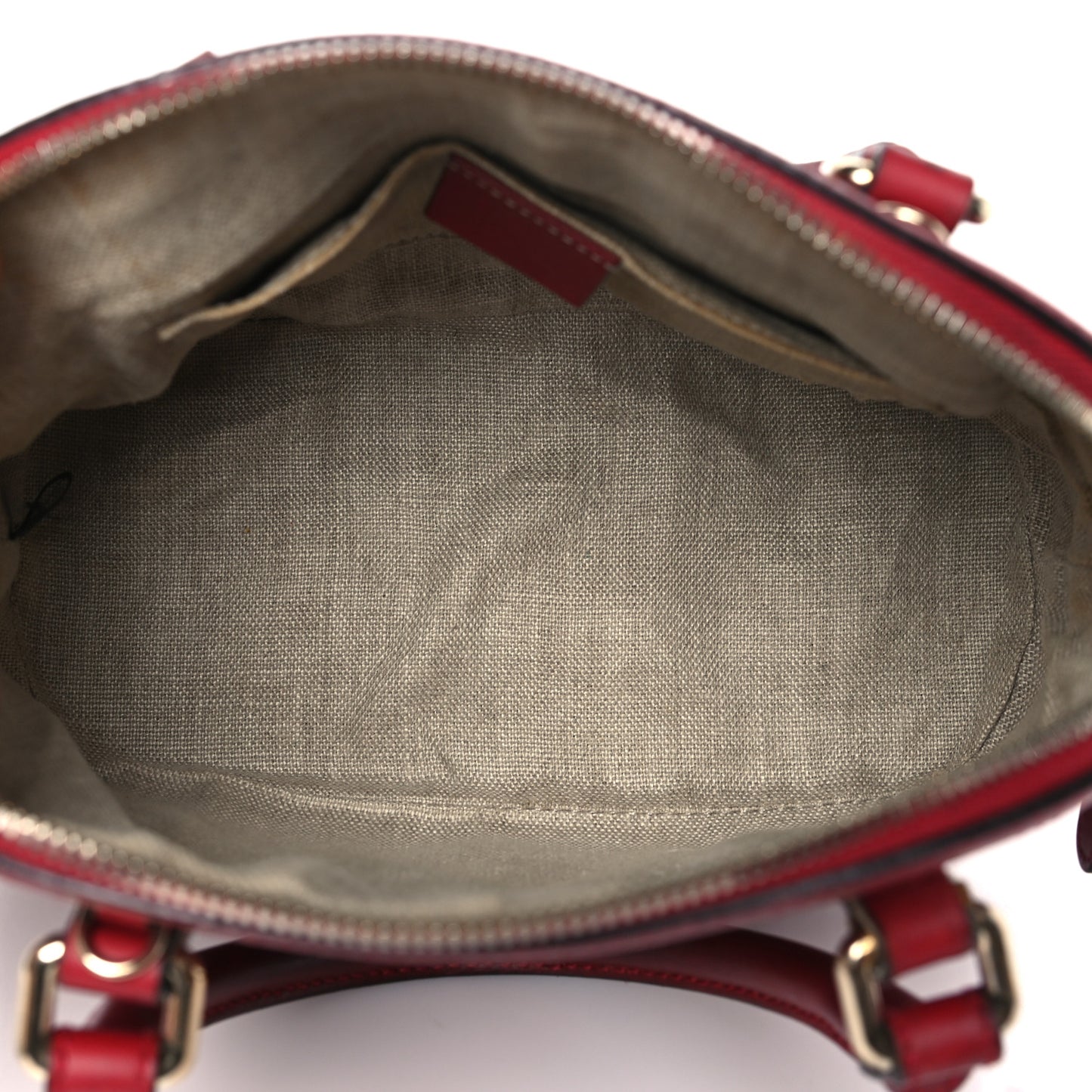 Soft Microguccissima Mini Dome Bag Rosso