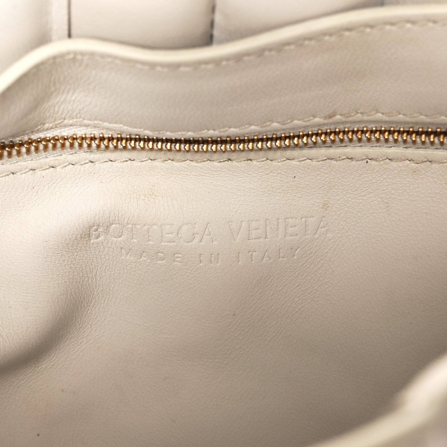 Bottega Veneta Lambskin Maxi Intreccio Padded Chain Cassette Crossbody Bag Chalk 6 of 14