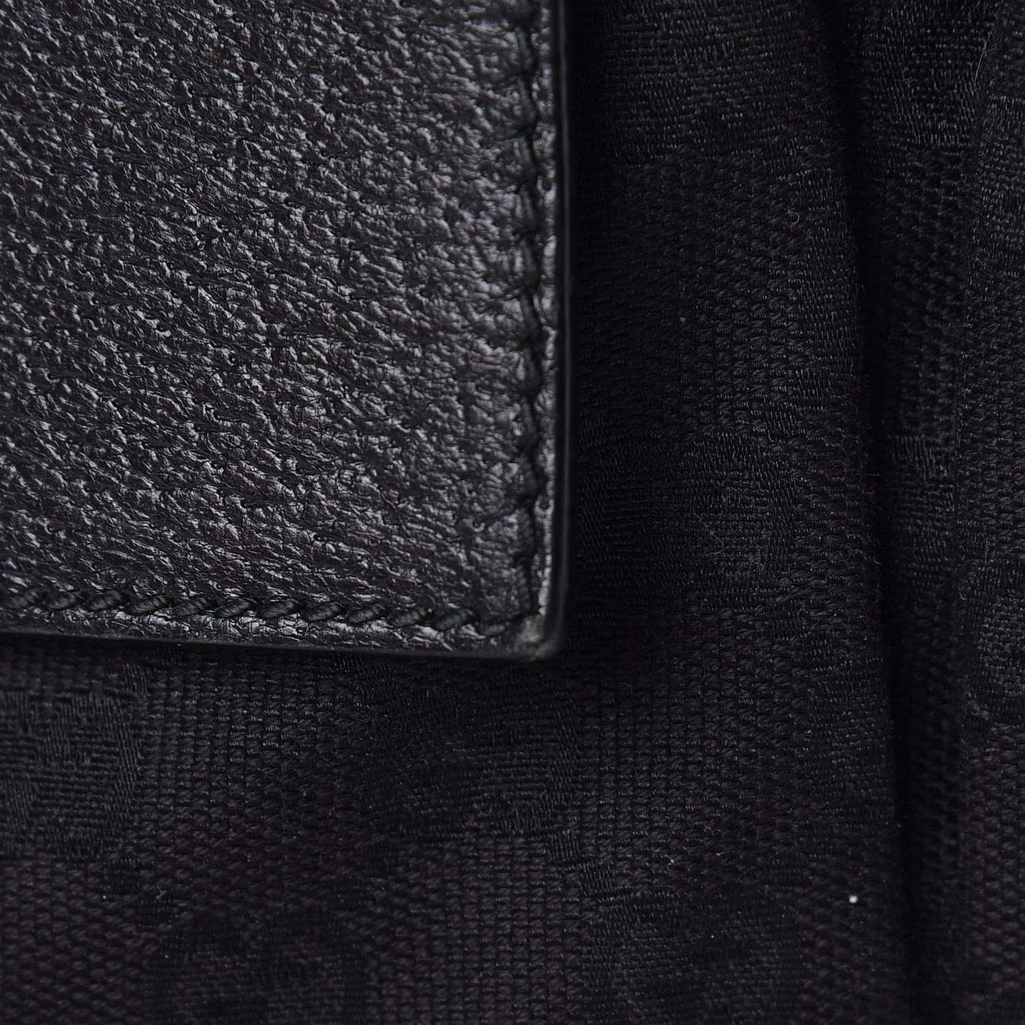 Monogram Web Medium Double Pocket Messenger Bag Black