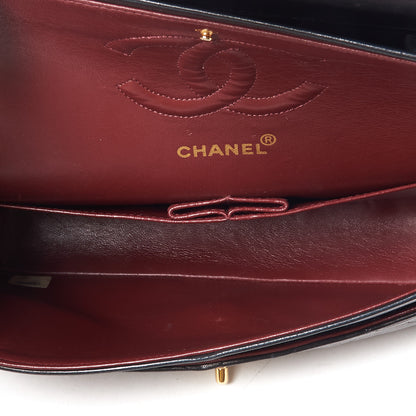 Chanel Lambskin Quilted Medium Double Flap Black 6 of 9