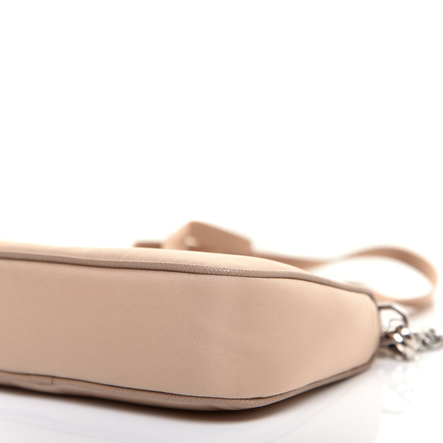 Tessuto Nylon Saffiano Mini Re-Edition 2000 Shoulder Bag Cammeo