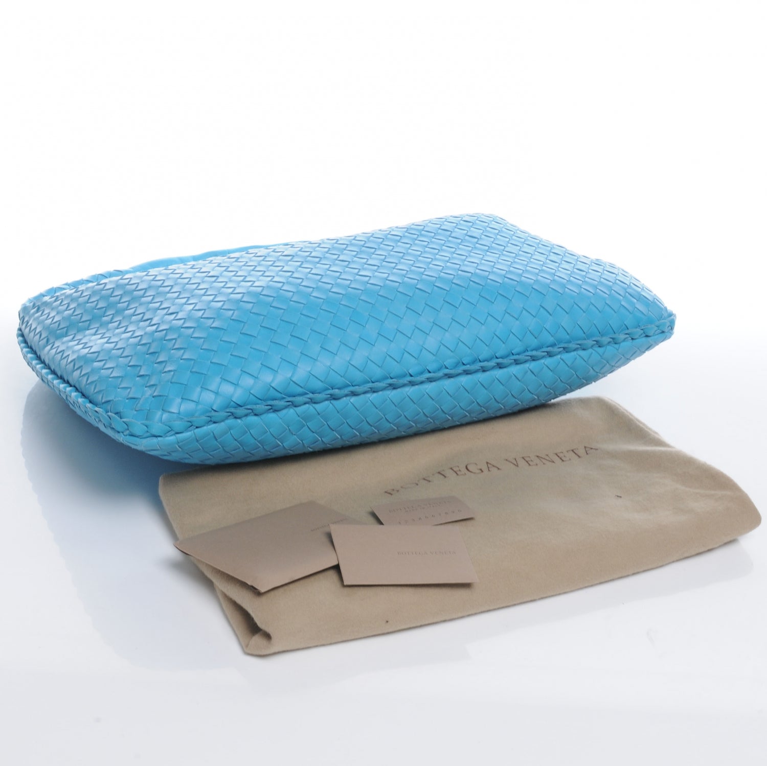 Bottega Veneta Nappa Intrecciato Large Veneta Hobo Turquoise 4 of 8