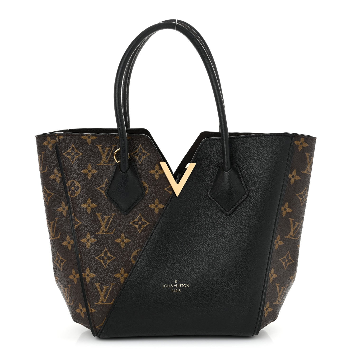 Louis Vuitton Calfskin Monogram Kimono Tote PM Black 1 of 15
