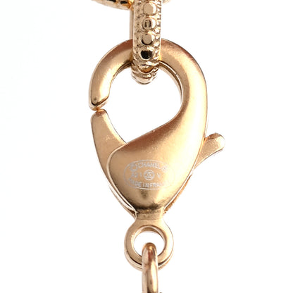 Chanel Pearl Crystal CC Short Necklace Gold 5 of 5