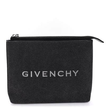 Givenchy Canvas Travel Pouch Black 1 of 6