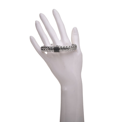 John Hardy Sterling Silver Black Sapphire 10.5mm Classic Chain Bracelet 2 of 6