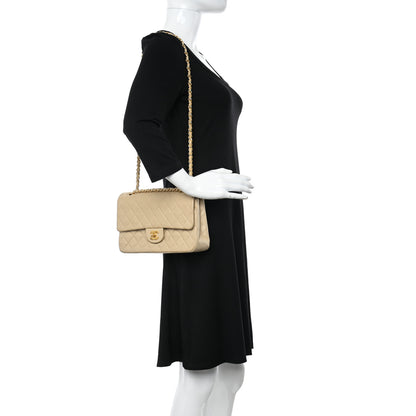 Chanel Lambskin Quilted Small Double Flap Beige 2 of 13
