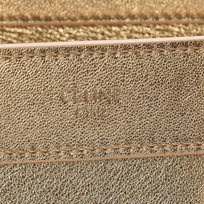 Celine Laminated Lambskin Nano Luggage Gold 8 of 10