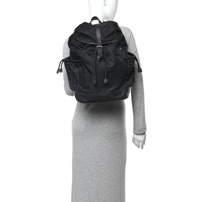 Burberry Nylon Grained Calfskin Watson Diaper Bag Black 2 of 14