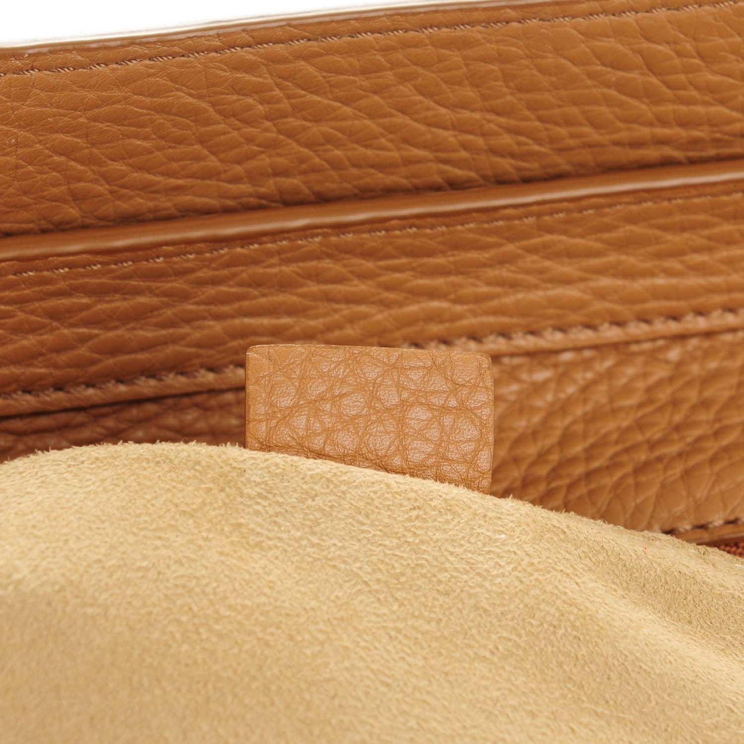 Celine Pebbled Calfskin Mini Luggage Camel 8 of 8