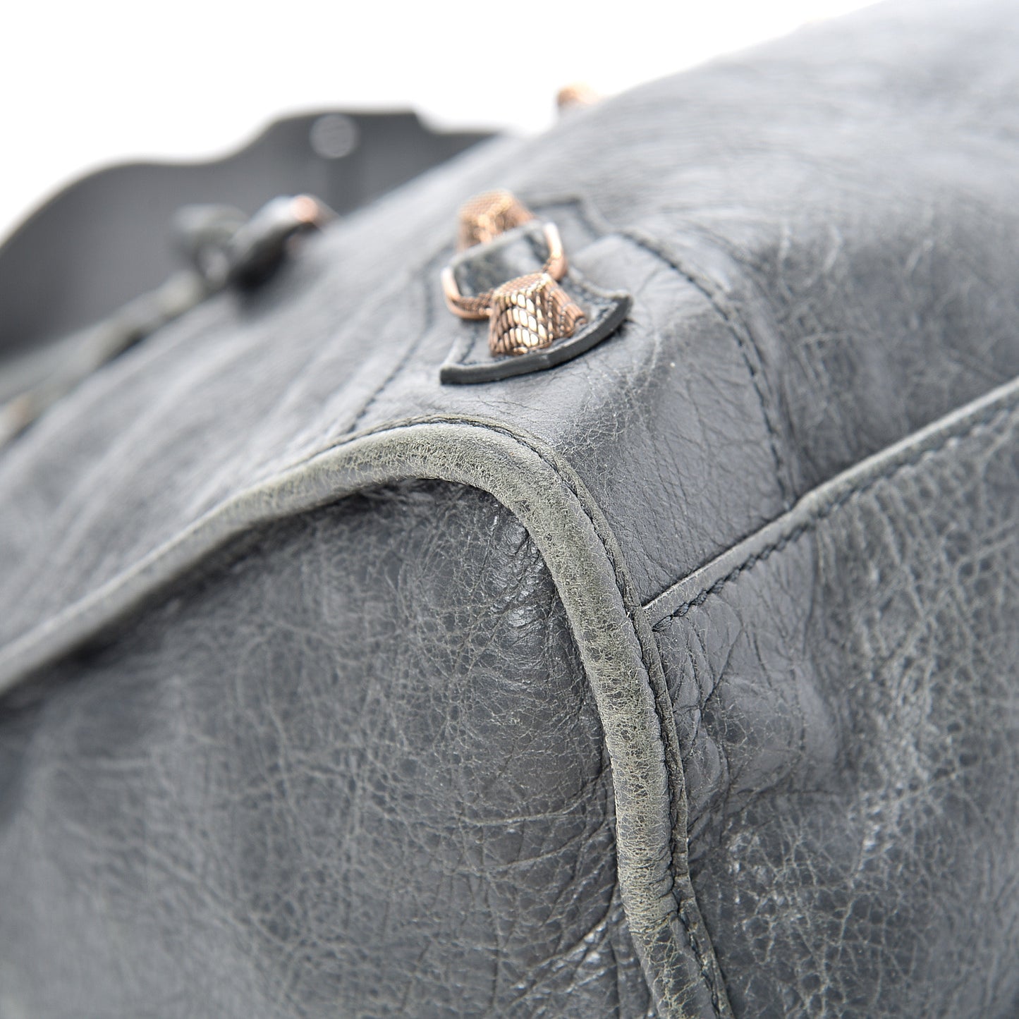 Agneau Giant 12 Rose Gold Hardware City Gris Tarmac