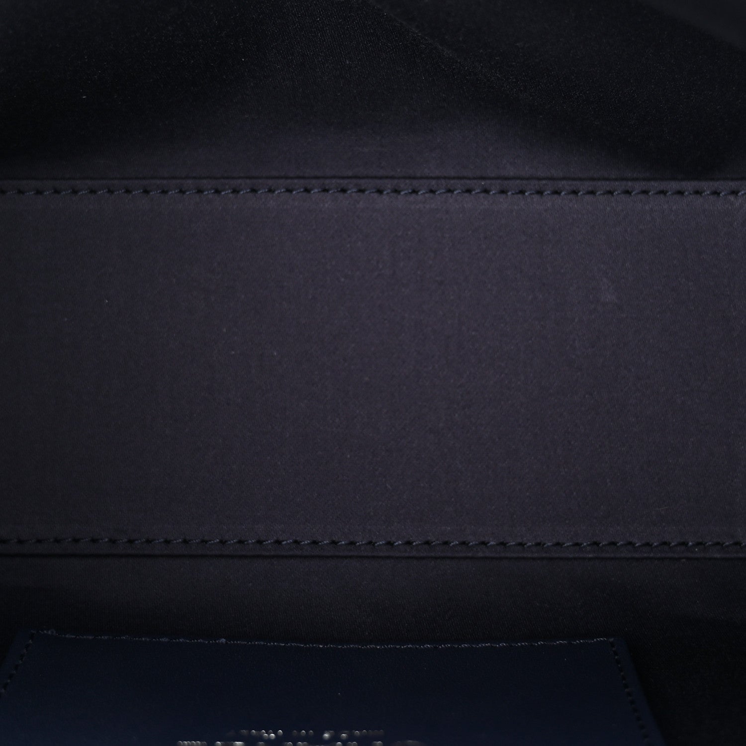 Chanel Metallic Caviar Quilted Mini Chanel 25 Handbag Dark Blue 5 of 11
