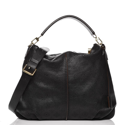 Louis Vuitton Mahina Selene MM Black 3 of 9