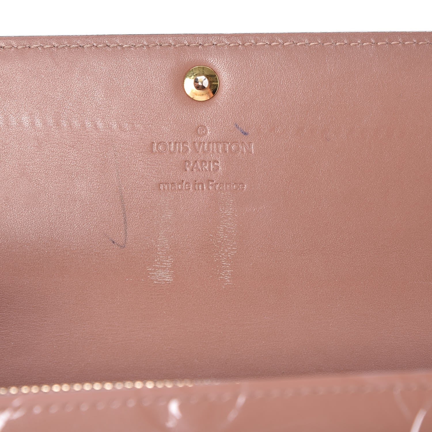 Louis Vuitton Vernis Sarah Wallet Rose Velours 10 of 13