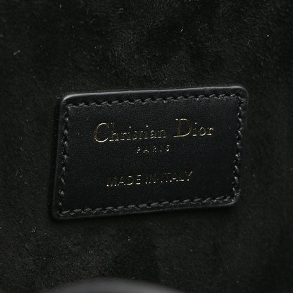 Christian Dior Calfskin CD Embossed Medium C'est Chain Bucket Bag Black 6 of 10