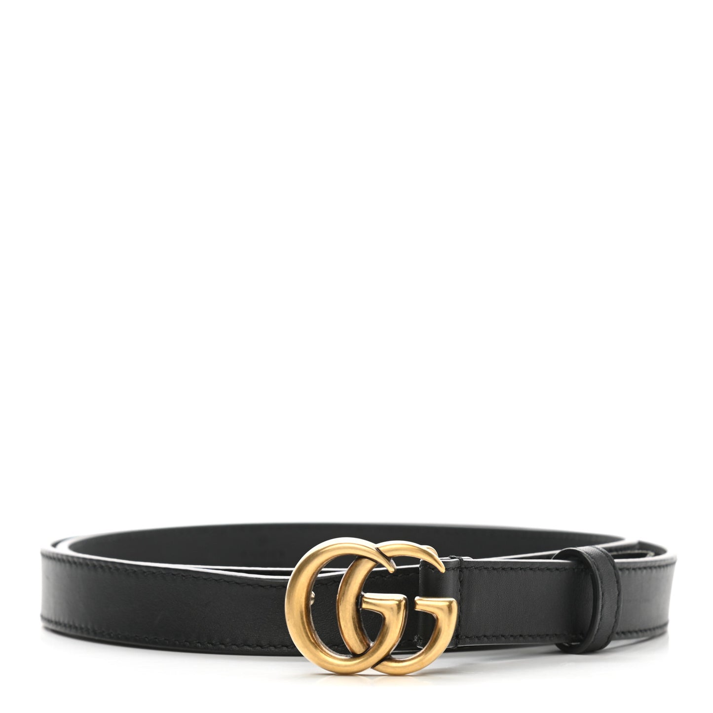Calfskin Double G 20mm Belt 95 38 Black