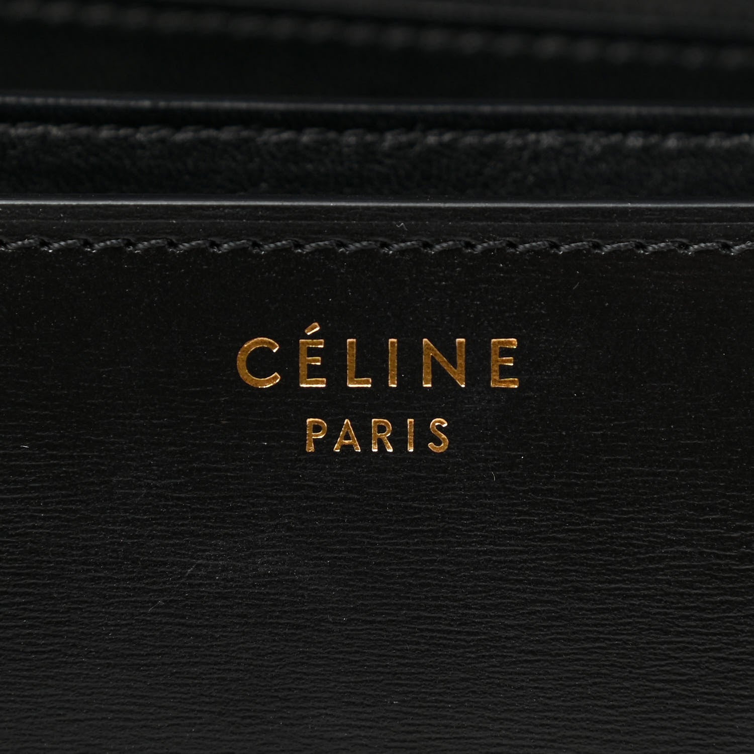 Celine Box Calfskin Medium Classic Box Flap Bag Black 6 of 10